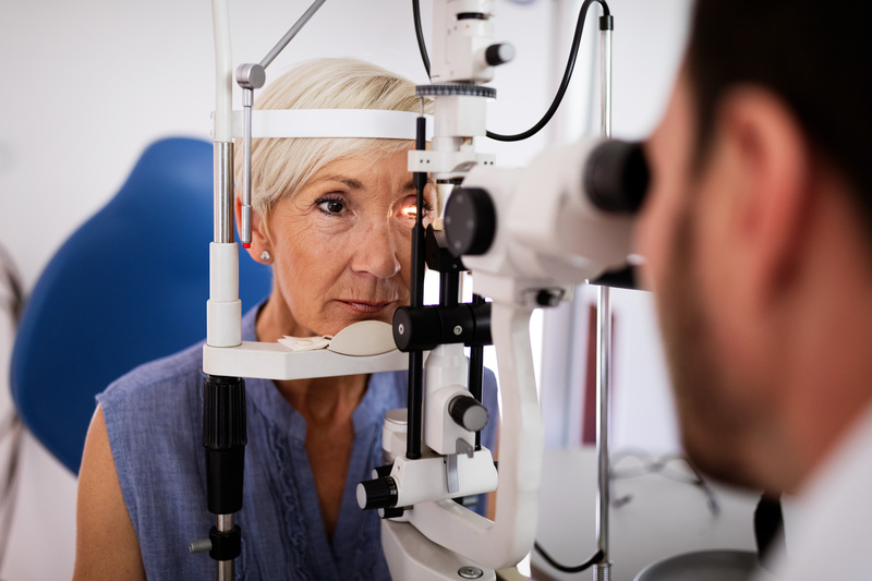Patient at a dental appointment